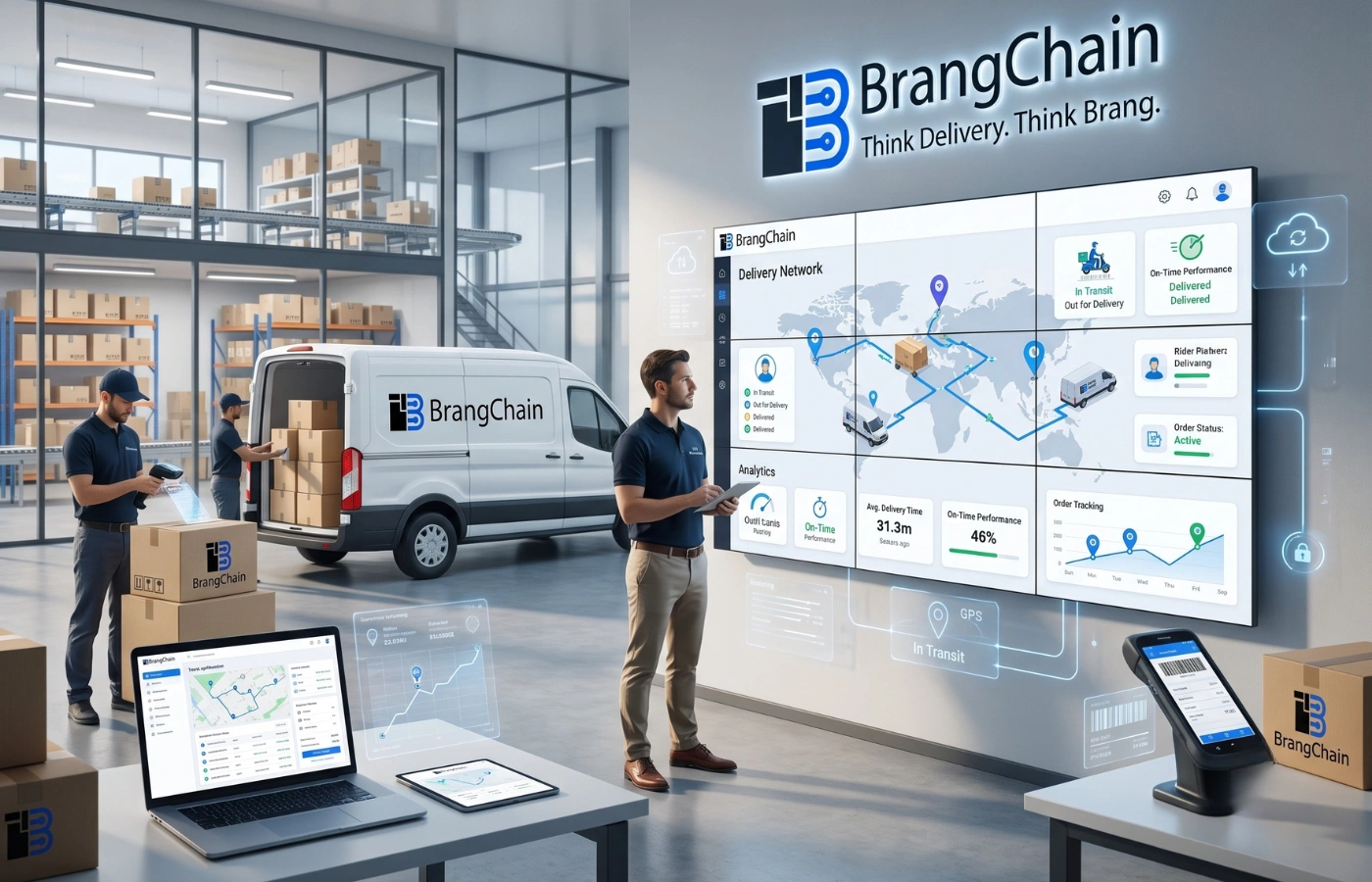 Brang Chain - Logistics & Delivery Platform